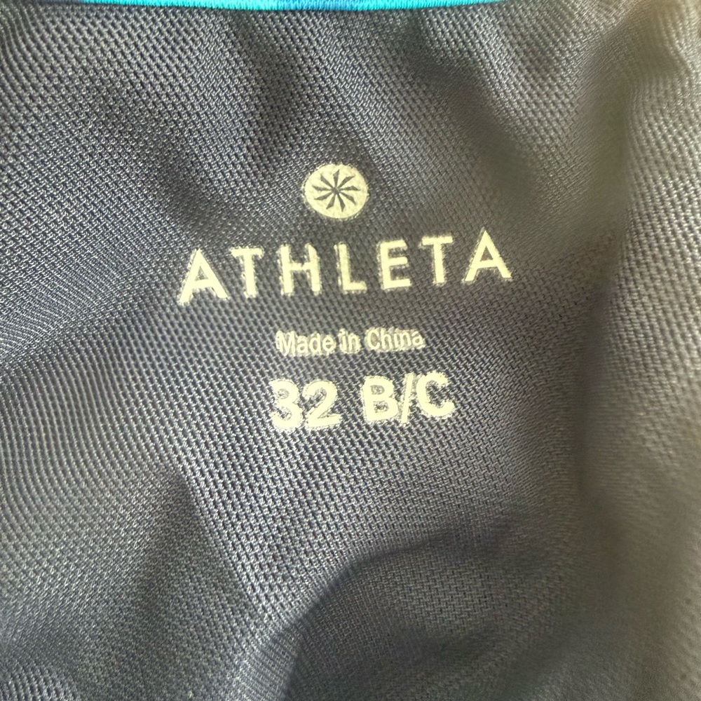 Athleta Vibrant Blue Swim Wear Size Small, bottoms, top, rash guard - Picture 7 of 10